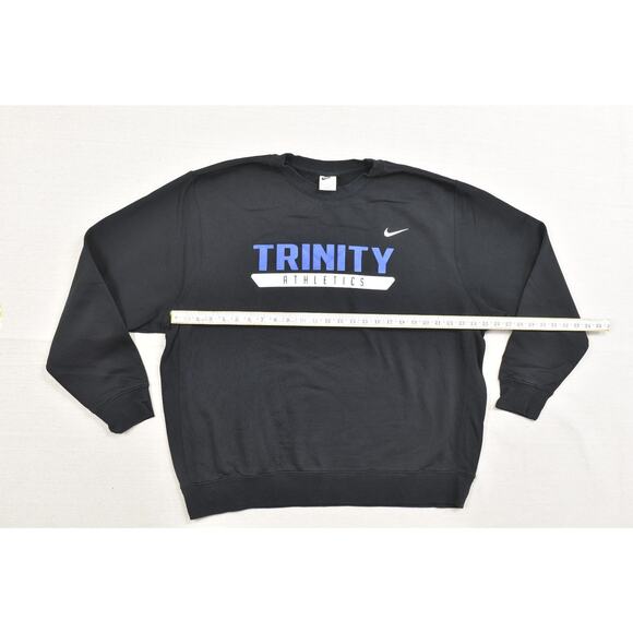 Nike Trinity Athletics Sweatshirt Men's Size XXL Blue Black Classic Long Sleeve - Picture 3 of 8